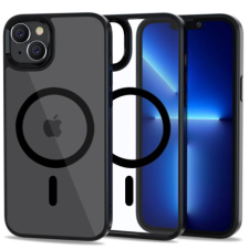 Tech-Protect Magmat MagSafe tok iPhone 14, fekete/átlátszó tok és táska
