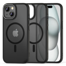 Tech-Protect Magmat MagSafe tok iPhone 15, fekete tok és táska