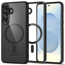 Tech-Protect Magmat Samsung Galaxy S26 hátlap tok, MagSafe, átlátszó-fekete tok és táska