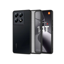 Tech-Protect Magmat szilikon tok - Xiaomi 14T - fekete/ átlátszó tok és táska