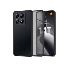 Tech-Protect Magmat szilikon tok - Xiaomi 14T - fekete/ átlátszó tok és táska