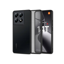 Tech-Protect Magmat szilikon tok - Xiaomi 14T - fekete/ átlátszó tok és táska