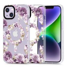 Tech-Protect Magmood MagSafe tok iPhone 14, rose floral tok és táska