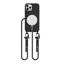 Tech-Protect Magnecklace MagSafe tok, Apple iPhone 12/12 Pro fekete tok és táska