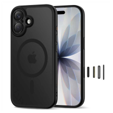 Tech-Protect MAGPEAK MAGSAFE CC iPhone 17 készülékhez tok matte fekete tok és táska