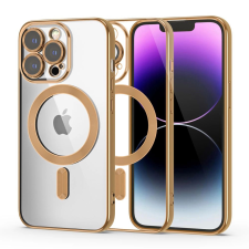 Tech-Protect MagShine Line MagSafe tok iPhone 14 Pro - átlátszó-arany tok és táska