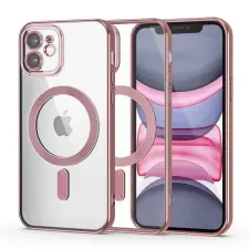 Tech-Protect Magshine MagSafe tok, Apple iPhone 11 rose arany tok és táska
