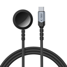 Tech-Protect MC01 mágneses töltő Apple Watch USB-C 1.2m, fekete okosóra kellék