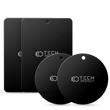 Tech-Protect MetalPlate mágneses lapka autós tartóhoz 4db - fekete tok és táska