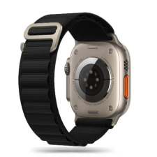 Tech-Protect Nylon szíj Apple Watch 42/44/45/49mm, black okosóra kellék