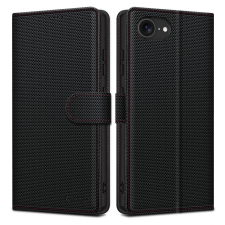 Tech-Protect PÉNZTÁRCA TOK RS iPhone 16E készülékhez fekete/piros tok és táska