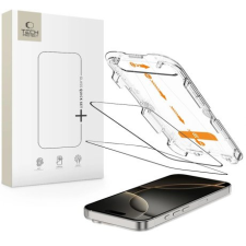 Tech-Protect Quick Set 2x üvegfólia iPhone 16 Pro Max, fekete mobiltelefon kellék