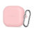 Tech-Protect Samsung Galaxy Buds 4 / 4 Pro tartó - pink szilikon karabinerrel