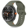 Tech-Protect Samsung Galaxy Watch 8 (40 / 44 mm) - TECH-PROTECT Sport - katonai zöld szilikon szíj