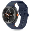 Tech-Protect Samsung Galaxy Watch 8 (40 / 44 mm) - TECH-PROTECT Sport - sötétkék szilikon szíj