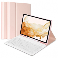 Tech-Protect SC Pen tok billentyűzettel Samsung Galaxy Tab A8 10.5'', rózsaszín tablet tok