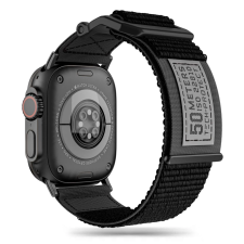 Tech-Protect SCOUT óraszíj Black, Apple Watch 4 / 5 / 6 / 7 / 8 / 9 / SE / ULTRA 1 / 2 (42 / 44 / 45 / 49 mm) készülékhez (129530) okosóra kellék
