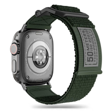 Tech-Protect SCOUT óraszíj Green, Apple Watch 4 / 5 / 6 / 7 / 8 / 9 / SE / ULTRA 1 / 2 (42 / 44 / 45 / 49 mm) készülékhez (129532) óraszíj