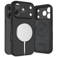 Tech-Protect silicone magsafe iPhone 17 Pro Max fekete védőtok tok és táska