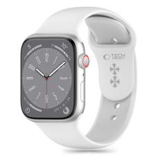 Tech-Protect Silicone szíj Apple Watch 38/40/41mm, white okosóra kellék