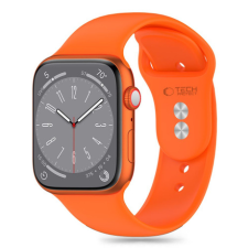 Tech-Protect Silicone szíj Apple Watch 42/44/45/49mm, orange okosóra kellék
