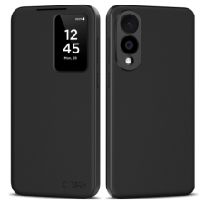 Tech-Protect Smart Wallet könyv tok Samsung Galaxy S25 Edge, fekete tok és táska