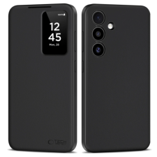 Tech-Protect Smart Wallet könyv tok Samsung Galaxy S25 Plus, fekete tok és táska