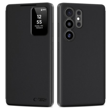 Tech-Protect Smart Wallet könyv tok Samsung Galaxy S25 Ultra, fekete tok és táska