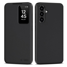 Tech-Protect Smart Wallet oldalra nyitható tok Samsung Galaxy A17 fekete tok és táska