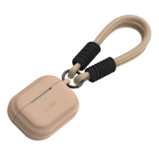 Tech-Protect szilikon kötéltok Apple AirPods Pro 1/2-hez - világosbarna fülhallgató, fejhallgató tok