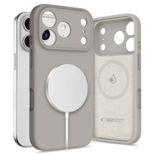 Tech-Protect szilikon MAGSAFE tok iPhone 17 Pro Max készülékhez kőszürke tok és táska