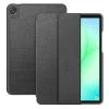 Tech-Protect Tablettok Samsung Galaxy Tab A9 8.7 X110 / X115 - szürke vászon anyagú smart case tablet tok, ceruza tartóval