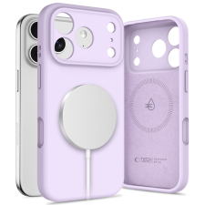 Tech-Protect Telefontok iPhone 17 Pro - TECH-PROTECT SILICONE MAGSAFE lila hátlap tok tok és táska