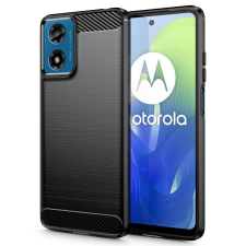 Tech-Protect TPUCarbon tok Motorola Moto G04/G24/G24 Power - fekete tok és táska