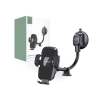 Tech-Protect Univerzális műszerfalra/szélvédőre helyezhető PDA/GSM autós tartó - Tech-ProtectUniversal Windshield Dashboard Car Mount V3W-D - fekete (FN0451)