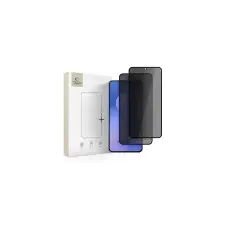 Tech-Protect Üvegfólia Samsung Galaxy S25 FE - betekintésvédő üvegfólia fekete kerettel mobiltelefon kellék