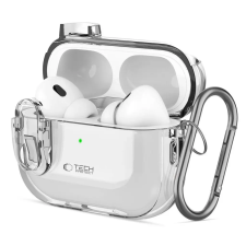 Tech-Protect Vékony Horog Apple AirPods Pro 1/2 készülékhez – átlátszó fülhallgató, fejhallgató tok