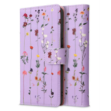 Tech-Protect Wallet Galaxy A34 5G Garden Violet telefontok világosfekete tok és táska