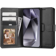 Tech-Protect Wallet Galaxy S24 Ultra Flip Tok - Fekete (5906203690565) mobiltelefon kellék