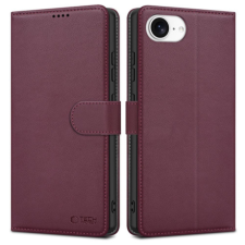 Tech-Protect Wallet könyv tok iPhone 16e, mulberry tok és táska