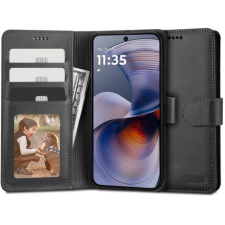 Tech-Protect Wallet könyv tok Motorola Moto G55 5G, fekete tok és táska