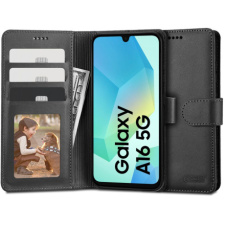 Tech-Protect Wallet könyv tok Samsung Galaxy A16 4G / 5G, fekete tok és táska