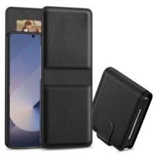 Tech-Protect Wallet könyv tok Samsung Galaxy Z Flip 7, fekete tok és táska