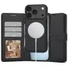 Tech-Protect Wallet MagSafe könyv tok iPhone 17 Pro Max, fekete