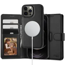 Tech-Protect Wallet MagSafe tok, Apple iPhone 12/12 Pro fekete tok és táska