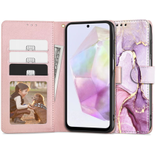 Tech-Protect Wallet Samsung Galaxy A35 5G Marble tok és táska