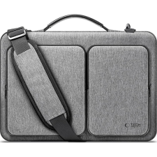 Tech-Protect ZONE TP Defender Bag Laptop táska vállpánttal 14" szürke (5906302372874) számítógéptáska