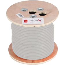 Techly 025367 Cat6a S/FTP (S-STP) Patch kábel 305m - Szürke (025367) kábel és adapter