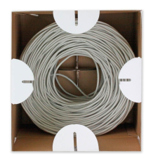 Techly 025640 Cat5e U/UTP (UTP) Patch kábel 305m - Szürke (025640) kábel és adapter