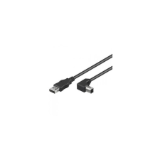 Techly 0.5m USB 2.0 A/B M USB kábel 0,5 M USB A USB B Fekete (ICOC-U-AB-005-ANG) kábel és adapter